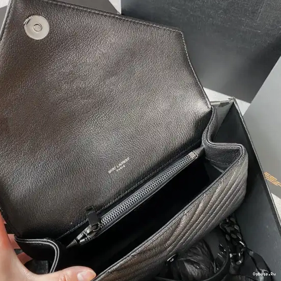 shoulder YSL Medium leather bag-24*17*6.5cm 0518